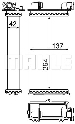 Nagrzewnica MAHLE AH 94 000S