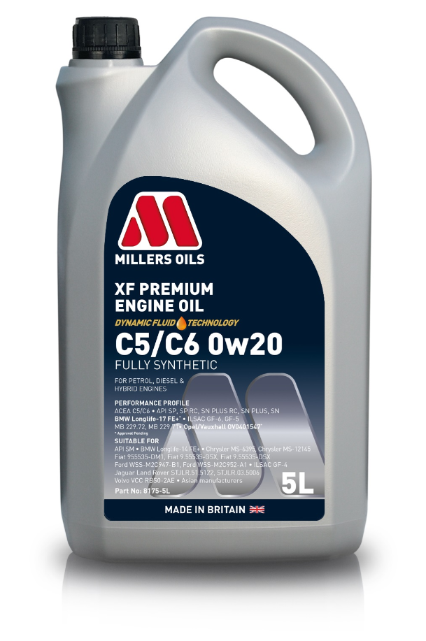 Olej silnikowy Millers Oils XF Premium C5 5l 0W20