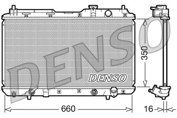 Chłodnica DENSO DRM40010