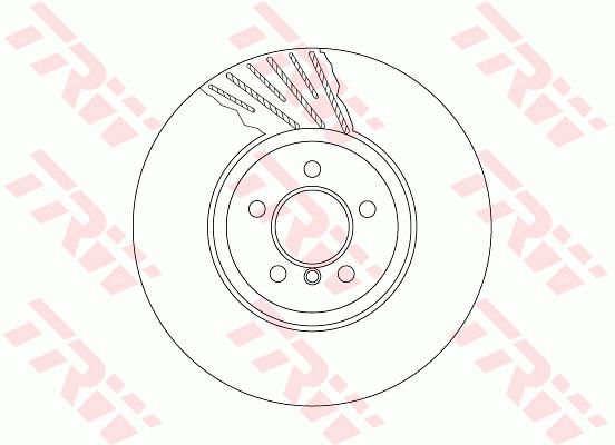Tarcza hamulcowa TRW DF6614S