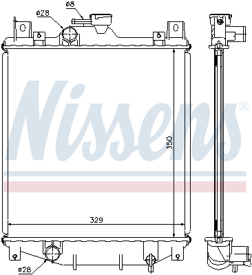 Chłodnica NISSENS 64173A