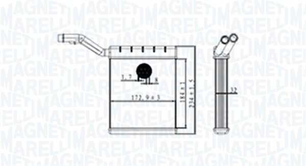 Nagrzewnica MAGNETI MARELLI 350218480000