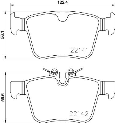 Klocki hamulcowe BREMBO P 86 029