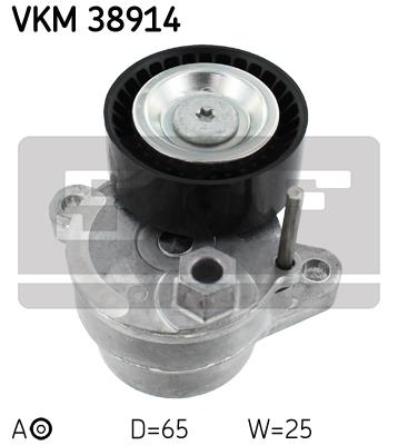 Rolka napinacza paska osprzętu SKF VKM 38914