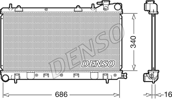 Chłodnica DENSO DRM36017