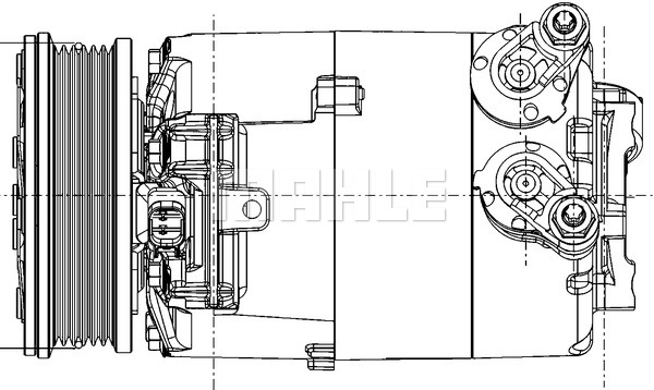 Kompresor klimatyzacji MAHLE ACP 1357 000P