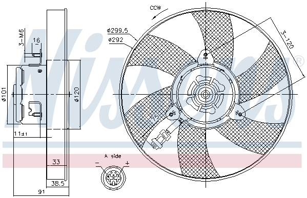 Wentylator NISSENS 85799