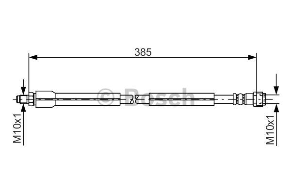 Przewód hamulcowy elastyczny BOSCH 1 987 476 949