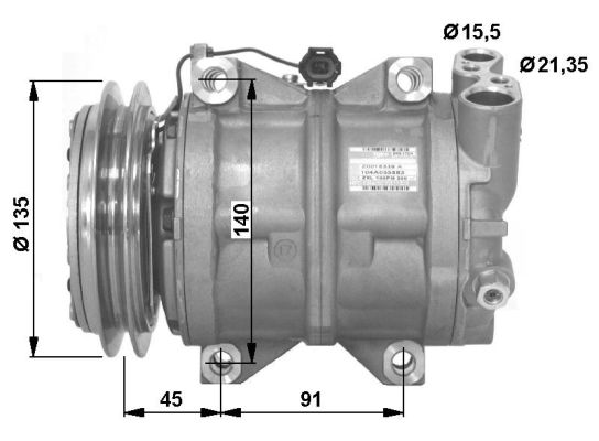 Kompresor klimatyzacji NRF 32494G