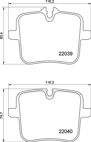 Klocki hamulcowe BREMBO P 06 109