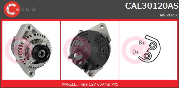 Alternator CASCO CAL30120AS