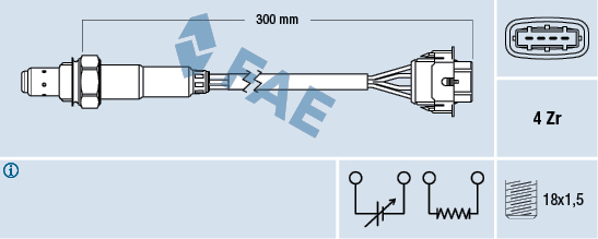 Sonda lambda FAE 77246
