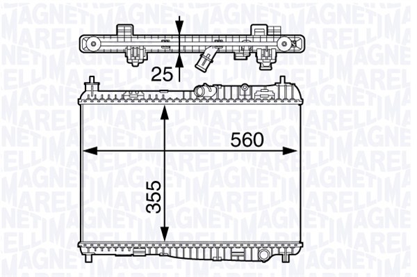 Chłodnica MAGNETI MARELLI 350213142100