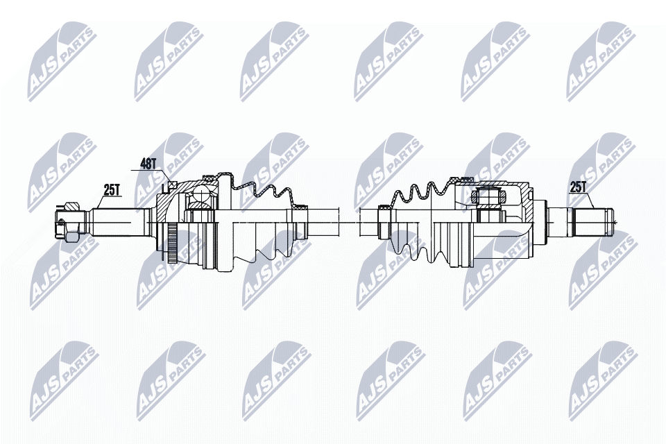 Wał napędowy NTY NPW-HY-603