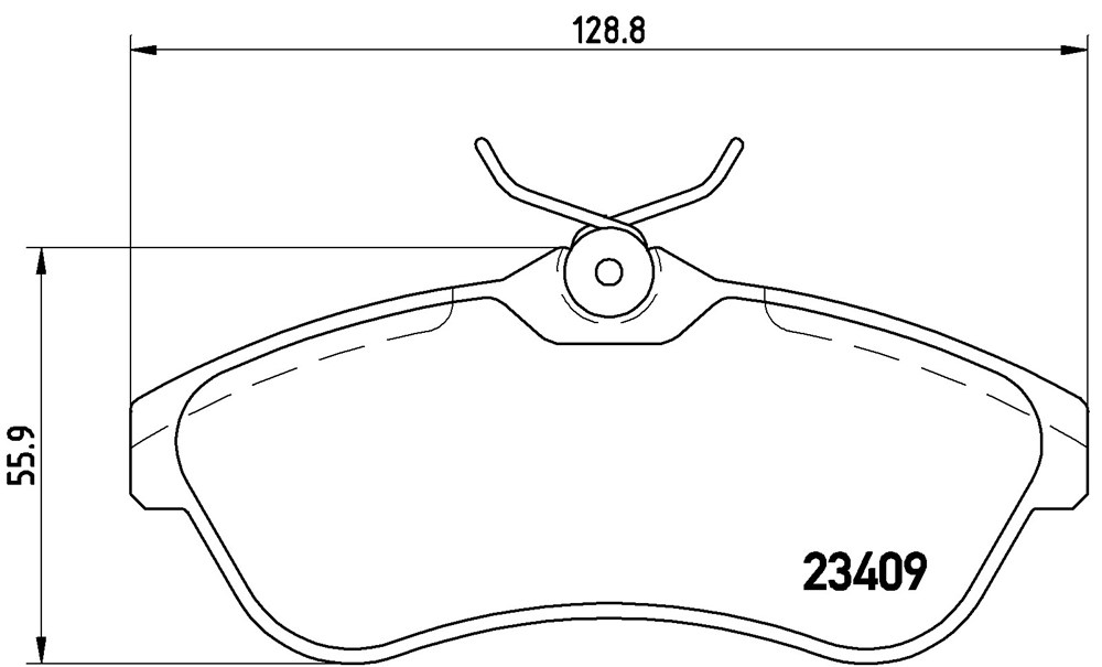 Klocki hamulcowe BREMBO P 61 075X