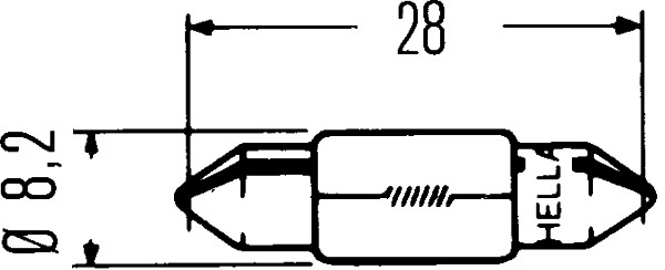 Żarówka kierunkowskazu HELLA 8GM 002 094-121