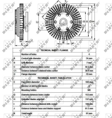 Sprzęgło wentylatora NRF 49550