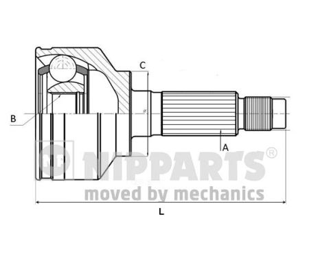 Przegub NIPPARTS J2825008