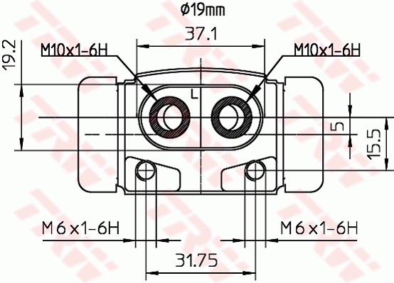 Cylinderek TRW BWD288