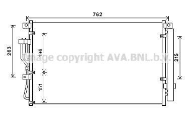 Skraplacz klimatyzacji AVA QUALITY COOLING HY5345D