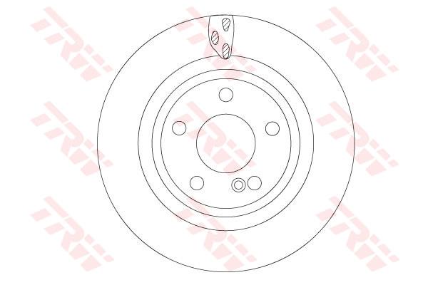 Tarcza hamulcowa TRW DF6887