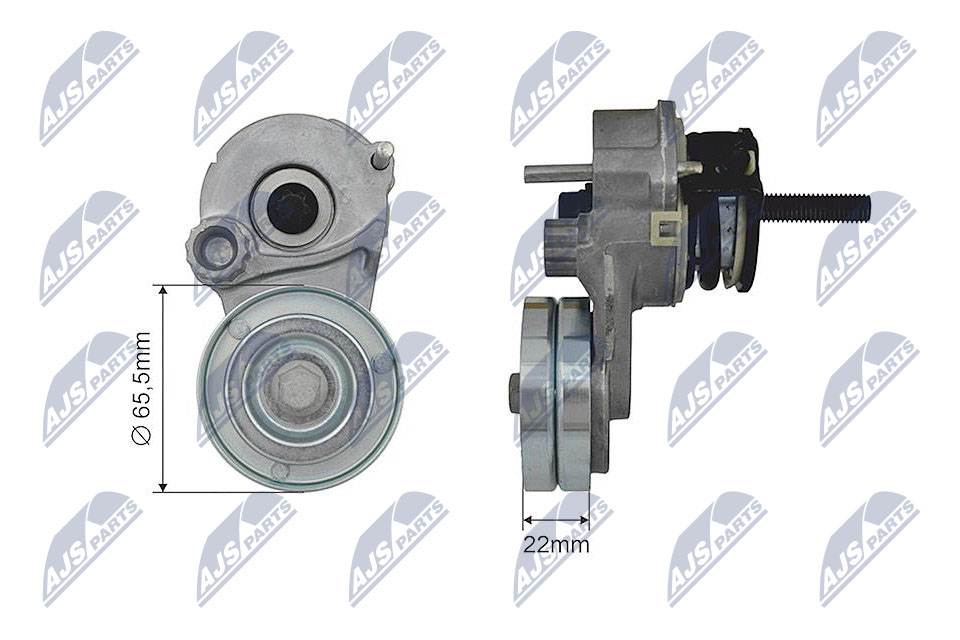 Rolka napinacza paska osprzętu NTY RNK-PL-027