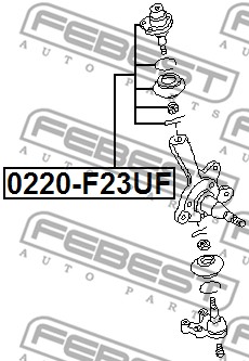 Sworzeń wahacza FEBEST 0220-F23UF