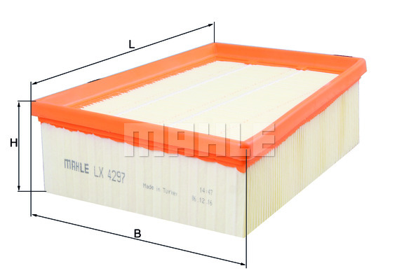 Filtr powietrza KNECHT LX 4297