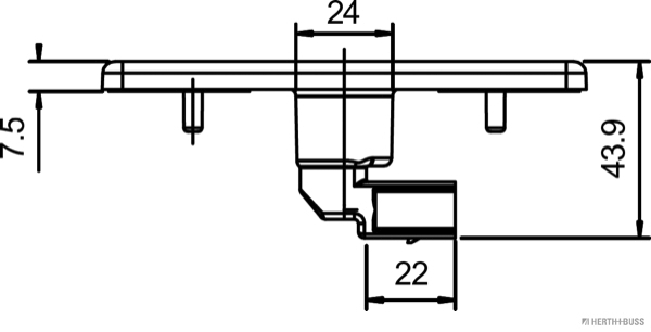 Swiatła obrysowe HERTH+BUSS ELPARTS 82710200