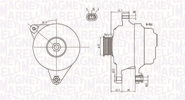 Alternator MAGNETI MARELLI 063731703010