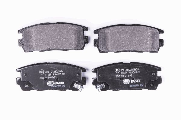 Klocki hamulcowe HELLA 8DB 355 012-951
