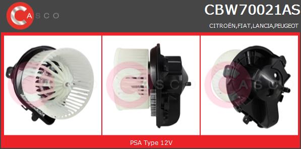 Wentylator wnętrza CASCO CBW70021AS