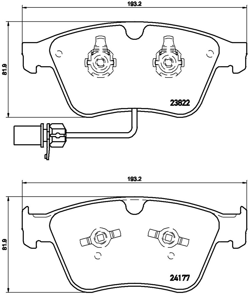 Klocki hamulcowe BREMBO P 05 003
