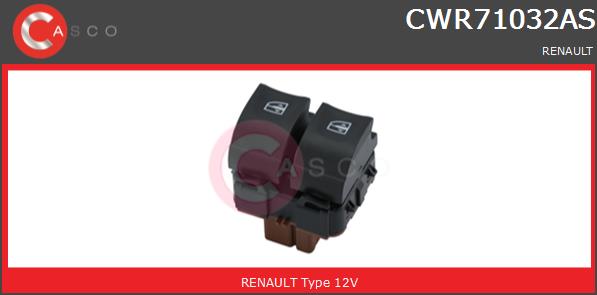 Przełącznik podnośnika szyby CASCO CWR71032AS