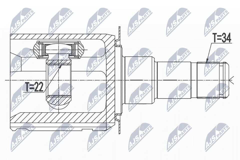 Filtr sadzy / filtr cząstek stałych, układ wydechowy NTY DPF-KA-000