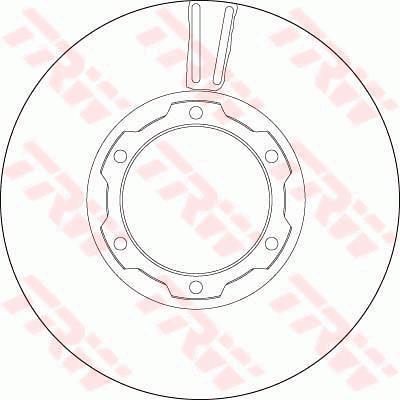 Tarcza hamulcowa TRW DF4145S