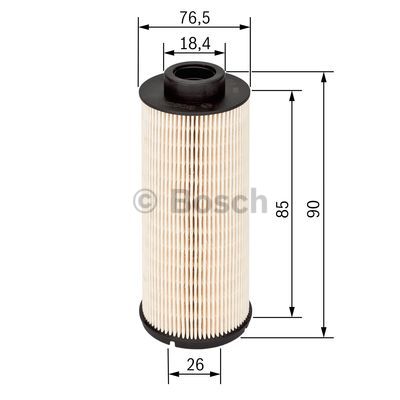 Filtr paliwa BOSCH 1 457 431 704