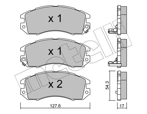 Klocki hamulcowe METELLI 22-0135-0