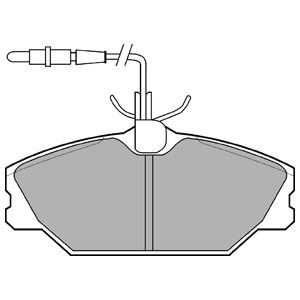 Klocki hamulcowe DELPHI LP788