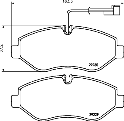 Klocki hamulcowe HELLA 8DB 355 005-611