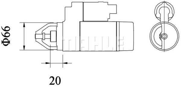 Rozrusznik MAHLE MS 436