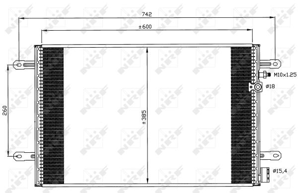 Skraplacz klimatyzacji NRF 35605