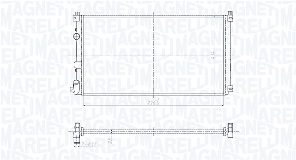 Chłodnica MAGNETI MARELLI 350213209500