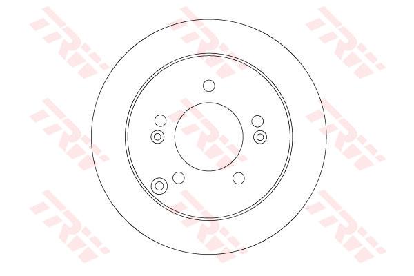 Tarcza hamulcowa TRW DF6919