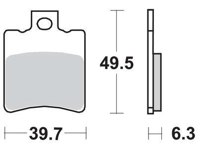 Klocki hamulcowe TRW MCB674