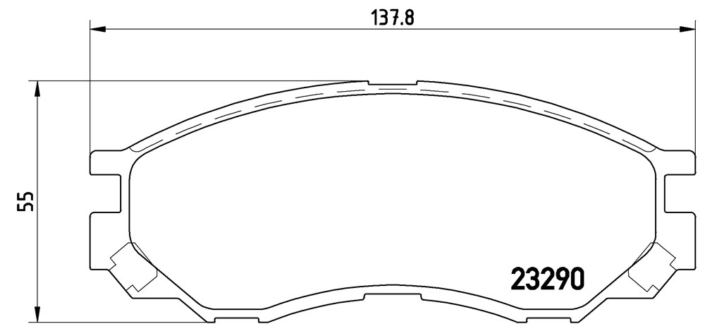 Klocki hamulcowe BREMBO P 54 020