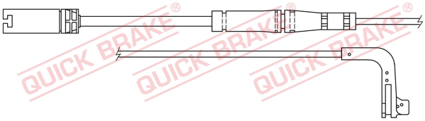 Czujnik zużycia klocków QUICK BRAKE WS 0249 A