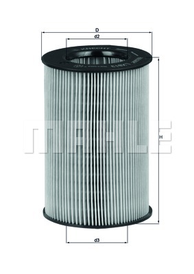Filtr powietrza MAHLE LX 813