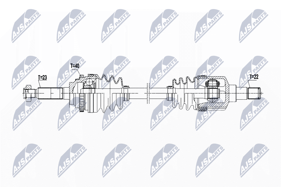 Wał napędowy NTY NPW-DW-053