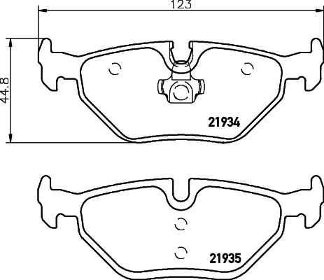 Klocki hamulcowe HELLA 8DB 355 009-051